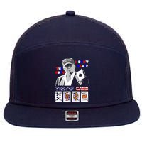 Funny Trump Poker I Dont Bluff The Nuts Ace President 7 Panel Mesh Trucker Snapback Hat