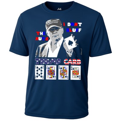 Funny Trump Poker I Dont Bluff The Nuts Ace President Performance Shirt