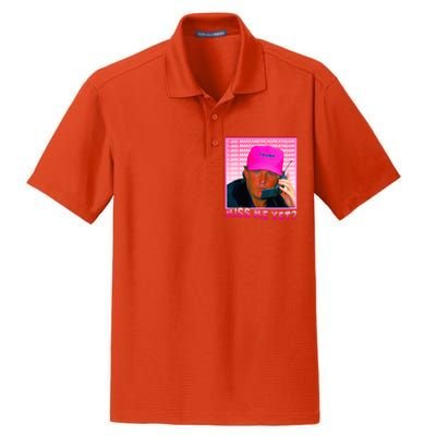 Funny Trump Pink Miss Me Yet Trump 2024 President 2024 Dry Zone Grid Polo