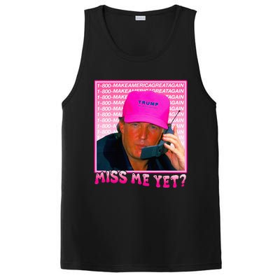 Funny Trump Pink Miss Me Yet Trump 2024 President 2024 PosiCharge Competitor Tank