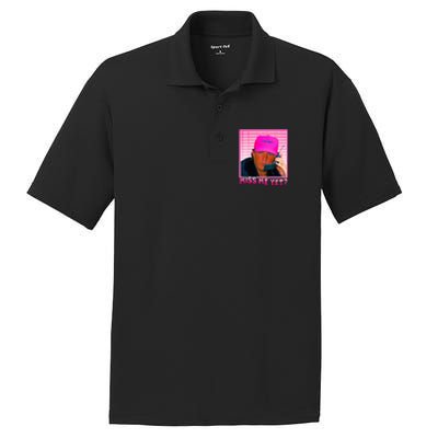 Funny Trump Pink Miss Me Yet Trump 2024 President 2024 PosiCharge RacerMesh Polo