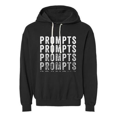 Fade The Prompts Aba Prompt Fading Behavior Intervention Rbt Garment-Dyed Fleece Hoodie