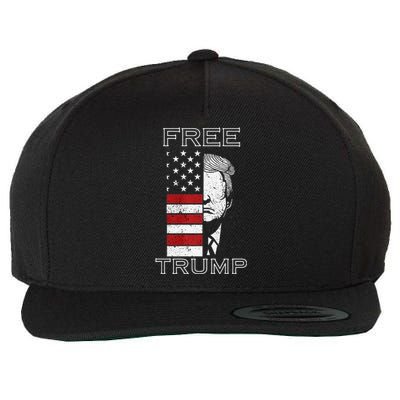 Free trump Premium Wool Snapback Cap