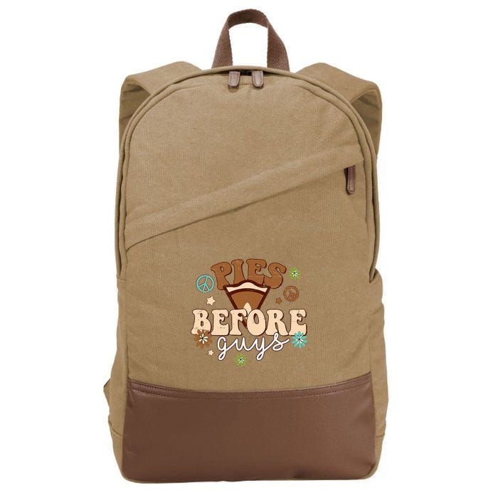 Funny Thanksgiving Pies Before Guys Cotton Canvas Backpack