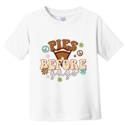 Funny Thanksgiving Pies Before Guys Toddler T-Shirt