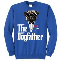 Funny The Pug Dog Father Pug Dog Dad Christmas Sweatshirt