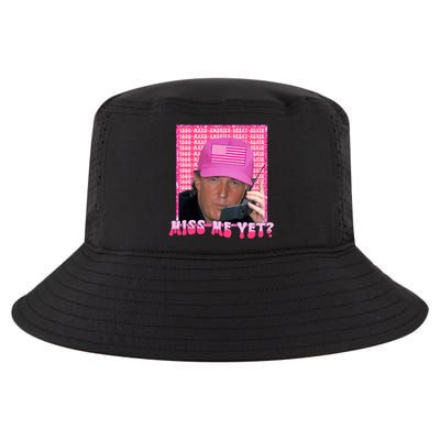 Funny Trump Pink Miss Me Yet Trump 2024 President 2024 Cool Comfort Performance Bucket Hat