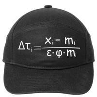 Formula Tariffs Penguins Protest Against Tariffs Math Funny 7-Panel Snapback Hat