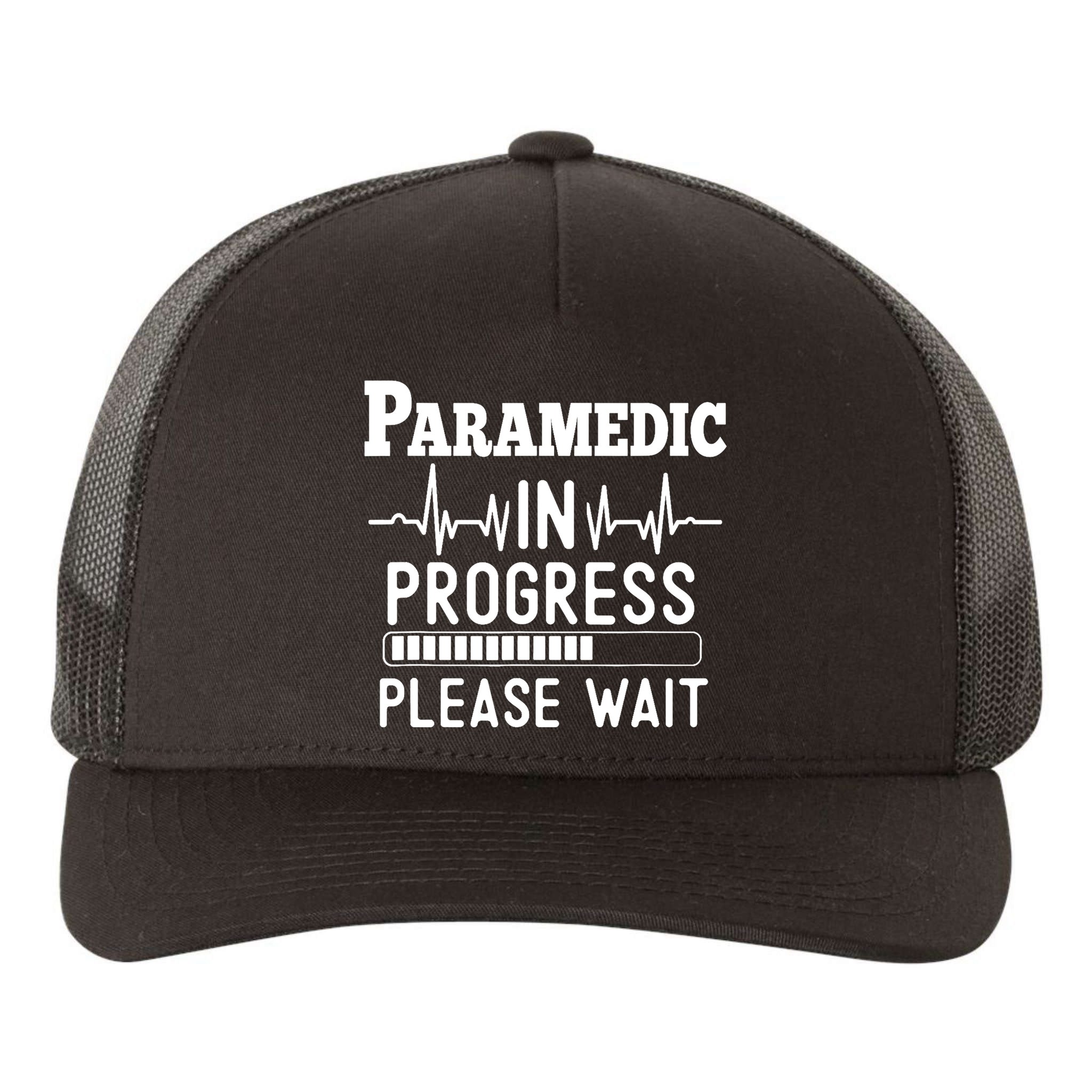 Funny Training, Paramedic In Progress, Medical Student Yupoong Adult 5-Panel Trucker Hat
