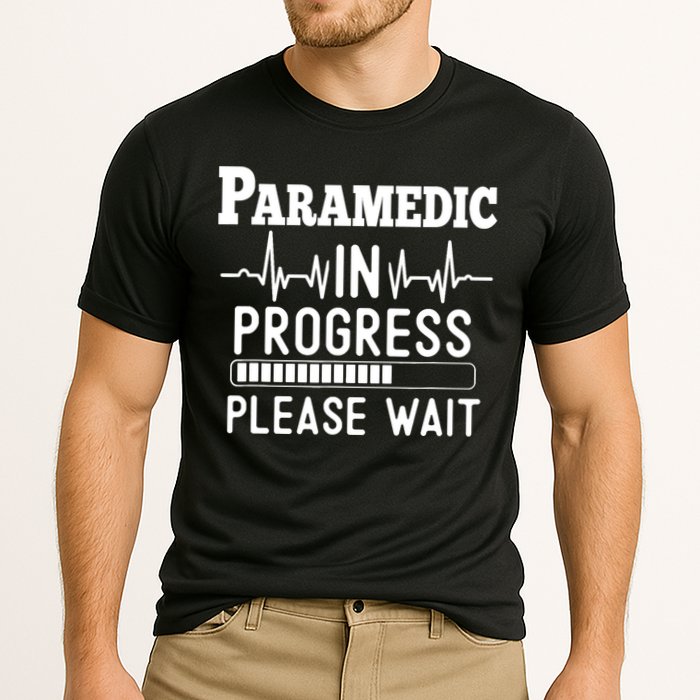 Funny Training, Paramedic In Progress, Medical Student Cooling Performance Crew T-Shirt