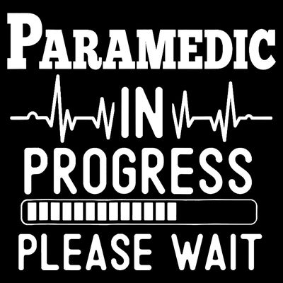 Funny Training, Paramedic In Progress, Medical Student T-Shirt