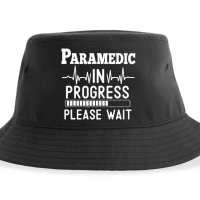 Funny Training, Paramedic In Progress, Medical Student Sustainable Bucket Hat