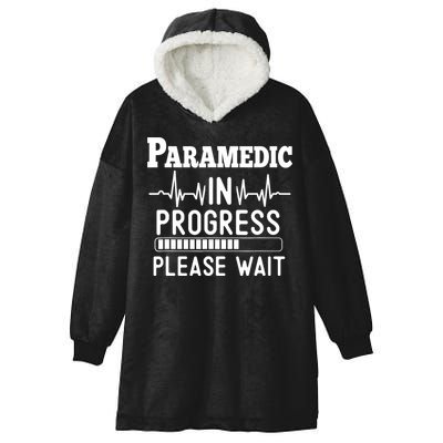 Funny Training, Paramedic In Progress, Medical Student Hooded Wearable Blanket