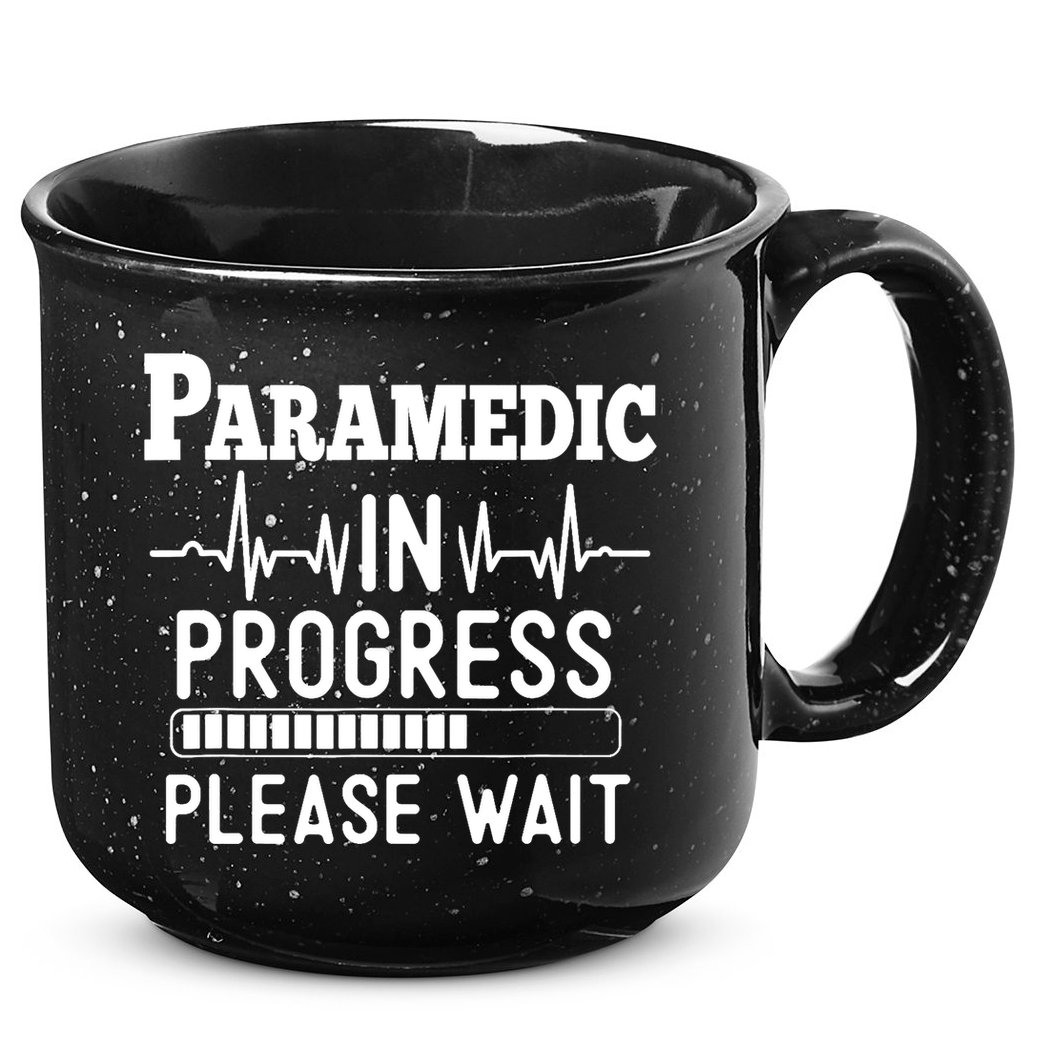 Funny Training, Paramedic In Progress, Medical Student 15oz Campfire Ceramic Mug