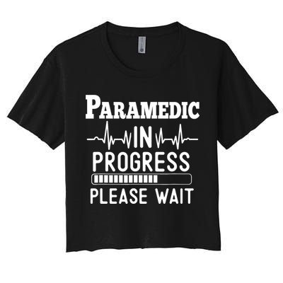 Funny Training, Paramedic In Progress, Medical Student Crop Top