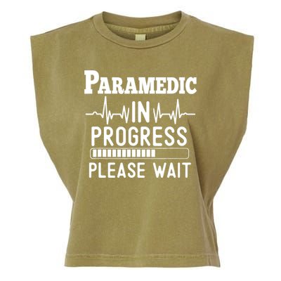 Funny Training, Paramedic In Progress, Medical Student Garment-Dyed Women's Muscle Tee