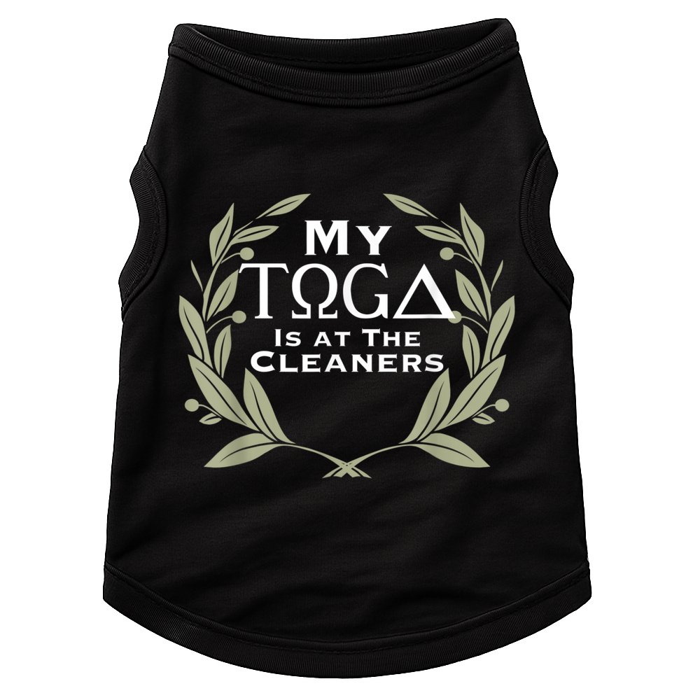 Funny Toga Party Doggie Tank