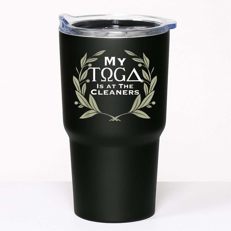Funny Toga Party Tumbler