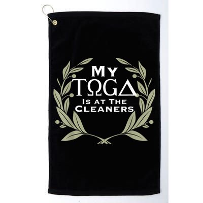 Funny Toga Party Golf Towel