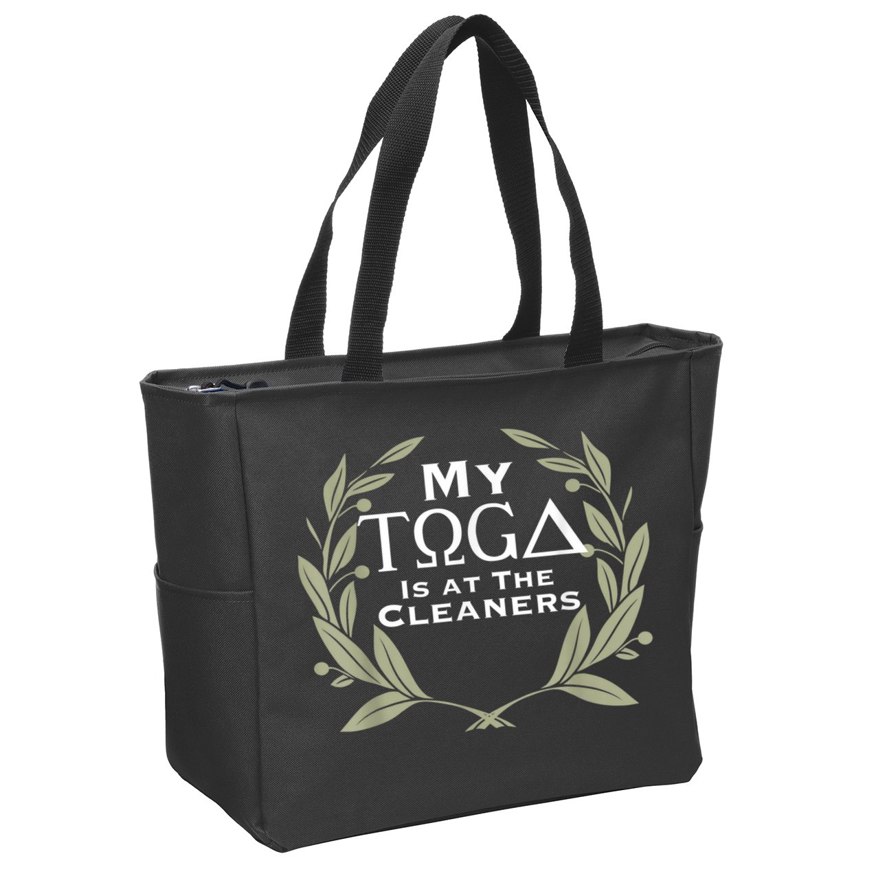 Funny Toga Party Zip Tote Bag