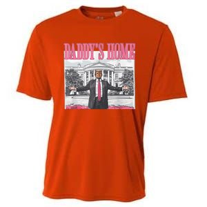 Funny Trump Pink Daddys Home  Trump 2024 Cooling Performance Crew T-Shirt