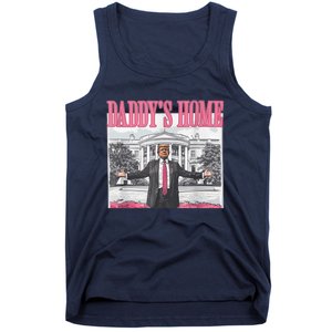 Funny Trump Pink Daddys Home  Trump 2024 Tank Top