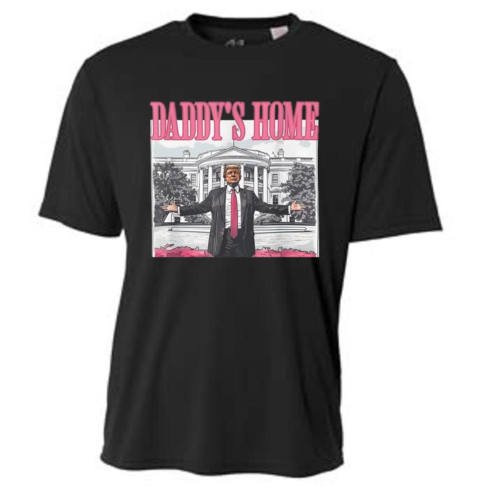 Funny Trump Pink Daddys Home  Trump 2024 Cooling Performance Crew T-Shirt