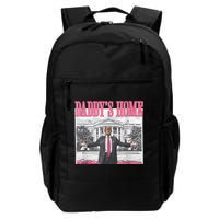 Funny Trump Pink Daddys Home  Trump 2024 Daily Commute Backpack