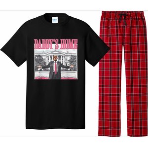 Funny Trump Pink Daddys Home  Trump 2024 Pajama Set