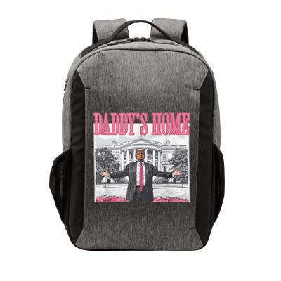 Funny Trump Pink Daddys Home  Trump 2024 Vector Backpack