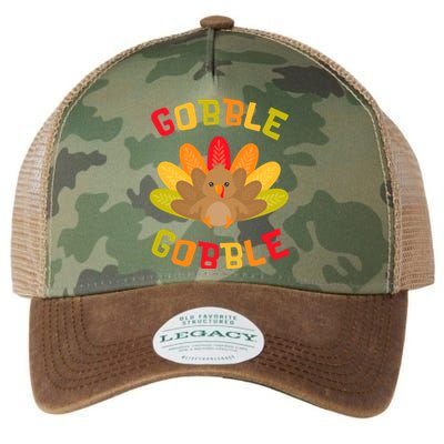 Funny Thanksgiving Party Turkey Gobble Me Swallow Me Legacy Tie Dye Trucker Hat