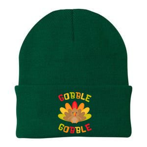 Funny Thanksgiving Party Turkey Gobble Me Swallow Me Knit Cap Winter Beanie