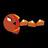Funny Thanksgiving Pacman Turkey Sustainable Bucket Hat