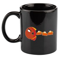 Funny Thanksgiving Pacman Turkey 11oz C Handle Ceramic Mug