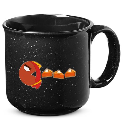 Funny Thanksgiving Pacman Turkey 15oz Campfire Ceramic Mug