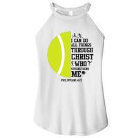 Funny Tennis Player Racket I Can Do All The Things Through Women's Perfect Tri Rocker Tank