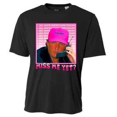 Funny Trump Pink Miss Me Yet Trump 2024 President 2024 Cooling Performance Crew T-Shirt