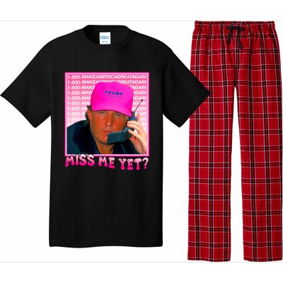 Funny Trump Pink Miss Me Yet Trump 2024 President 2024 Pajama Set