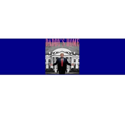 Funny Trump Pink Daddys Home  Trump 2024 Bumper Sticker