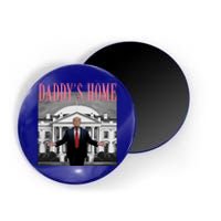 Funny Trump Pink Daddys Home  Trump 2024 Magnet