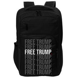 Free Trump Pro Republican Political Impact Tech Backpack