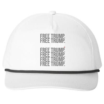 Free Trump Pro Republican Political Snapback Five-Panel Rope Hat