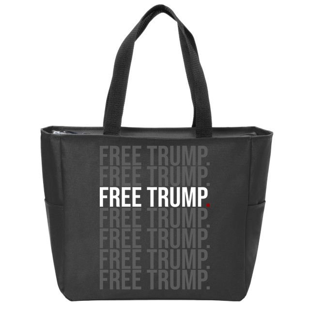 Free Trump Pro Republican Political Zip Tote Bag