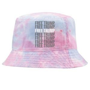 Free Trump Pro Republican Political Tie-Dyed Bucket Hat