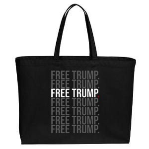 Free Trump Pro Republican Political Cotton Canvas Jumbo Tote