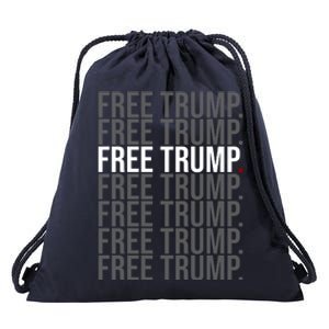 Free Trump Pro Republican Political Drawstring Bag