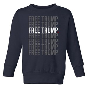 Free Trump Pro Republican Political Toddler Sweatshirt