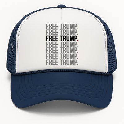 Free Trump Pro Republican Political Trucker Hat