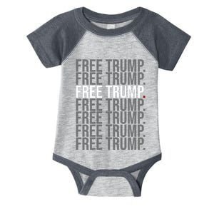 Free Trump Pro Republican Political Infant Baby Jersey Bodysuit