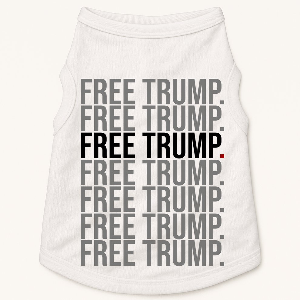 Free Trump Pro Republican Political Doggie Tank
